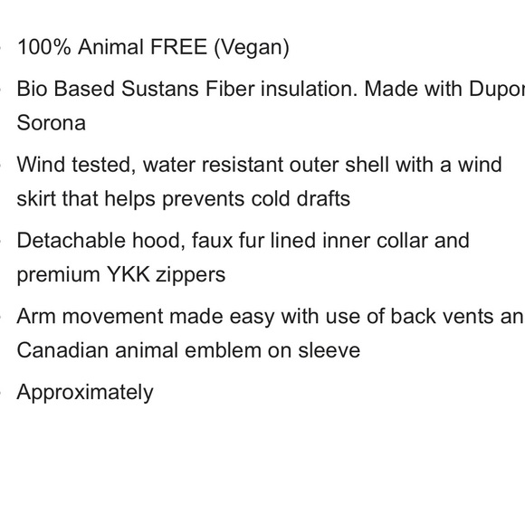 Water resistant and wind tested Coat by Woodpecker is %100 Animal Free (Vegan) - Picture 6 of 12